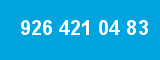 926 421 04 83
